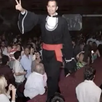Marcelo Lessa em sua cerimônia de graduação em Direito pela UFRJ